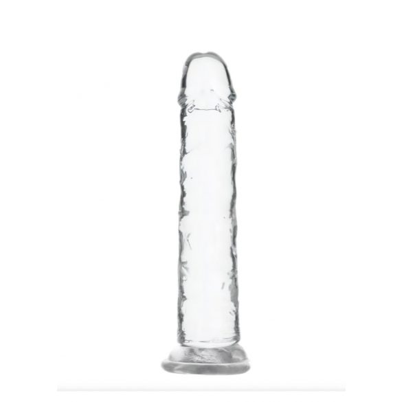 Addiction Crystal - Dildo z nóżkami (półprzezroczyste) - 18 cm 