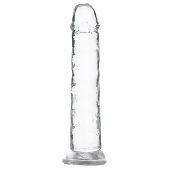 Addiction Crystal - dildo z przyssawką (przezroczyste) - 18 cm