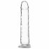 Addiction Crystal - Dildo z nóżkami (półprzezroczyste) - 18 cm 