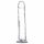 Addiction Crystal - Dildo z nóżkami (półprzezroczyste) - 20 cm 