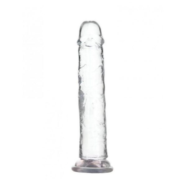 Addiction Crystal - Dildo z nóżkami (półprzezroczyste) - 20 cm 