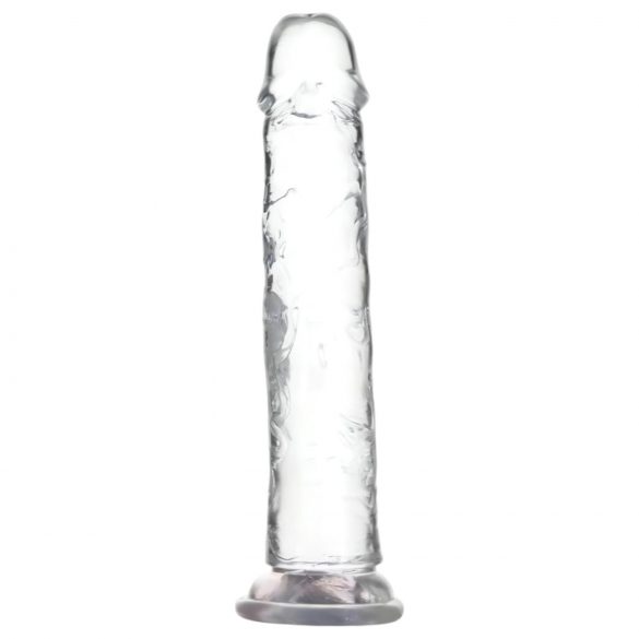 Addiction Crystal - przezroczysty dildo z podstawą - 20cm