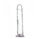 Addiction Crystal - Dildo z nóżkami (półprzezroczyste) - 20 cm 