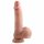 Dual Density - naturalnie realistyczny dildo z przyssawką - 18 cm