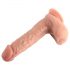 Realistyczny dildos 20cm, przyssawkowy, naturalny, dwuwarstwowy.