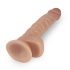 Lovetoy Real Extreme - zaciskane dildo do jąder - 21 cm (naturalne) 