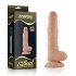 Lovetoy Real Extreme - zaciskane dildo do jąder - 21 cm (naturalne) 