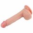 Lovetoy Nature Cock - dildo z zaciskiem - 21 cm (naturalny) 