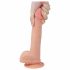 Lovetoy Nature Cock - dildo z zaciskiem - 21 cm (naturalny) 