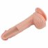 Lovetoy Nature Cock - dildo z zaciskiem - 21 cm (naturalny) 