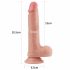 Lovetoy Nature Cock - realistyczny dwuwarstwowy dildo - 20cm (naturalny)