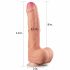 Lovetoy Nature Cock - dwuwarstwowy realistyczny dildo - 28cm (naturalny)