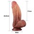 Lovetoy Nature Cock - dwuwarstwowe dildo - 26 cm (naturalny) 