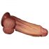 Lovetoy - realistyczny dwuwarstwowy dildo 26 cm (naturalny)