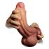 Lovetoy Nature Cock - dwuwarstwowe dildo - 26 cm (naturalny) 