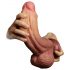 Lovetoy - realistyczny dwuwarstwowy dildo 26 cm (naturalny)