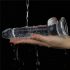 Lovetoy Flawless Clear - zaciskane dildo do jąder - 19 cm (przezroczysty) 