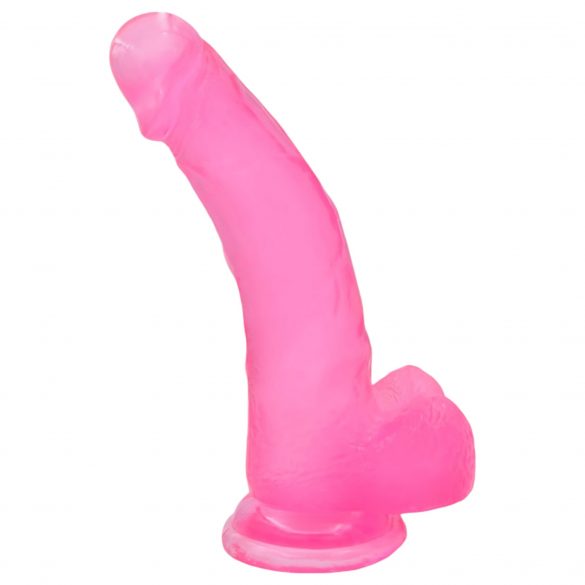 Lovetoy Jelly Studs - realistyczny dildo z podstawą - 20cm (różowy)