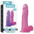 Lovetoy Jelly Studs - realistyczny dildo z podstawą - 20cm (różowy)