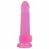 Lovetoy Jelly Studs - realistyczny dildo z podstawą - 20cm (różowy)