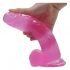 Lovetoy Jelly Studs - realistyczny dildo z podstawą - 20cm (różowy)