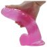 Lovetoy Jelly Studs – realistyczny dildo z podstawą – 20cm (różowy)