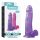 Lovetoy Jelly Studs - realistyczny dildo z przyssawką - 20 cm (fioletowy)