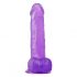 Lovetoy Jelly Studs - realistyczny dildo z przyssawką - 20 cm (fioletowy)