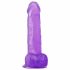 Lovetoy Jelly Studs - realistyczny dildo z przyssawką - 20 cm (fioletowy)