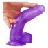 Lovetoy Jelly Studs - realistyczny dildo z przyssawką - 20 cm (fioletowy)