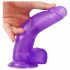 Lovetoy Jelly Studs - realistyczny dildo z przyssawką - 20 cm (fioletowy)