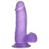 Lovetoy Jelly Studs - realistyczne dildo 15cm (fioletowe)