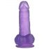 Lovetoy Jelly Studs - realistyczne dildo 15cm (fioletowe)