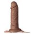 Lovetoy Chubby - dildo z parzystymi stopami - 25 cm (naturalny) 