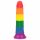 Realistyczny tęczowy dildo 19cm - Lovetoy Prider