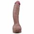 Lovetoy Nature Cock - dwuwarstwowe dildo - 26 cm (naturalny) 