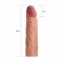 Lovetoy Pleasure X-tender - peleryna na penisa - 19 cm (naturalna) 