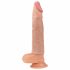 Lovetoy Pleasure X-tender - peleryna na penisa - 19 cm (naturalna) 