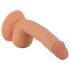 Mr. Rude - realistyczny dildo z przyssawką, 18 cm (natura)