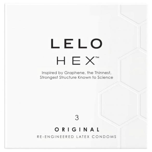 LELO Hex Original - luksusowe prezerwatywy (3 szt.)