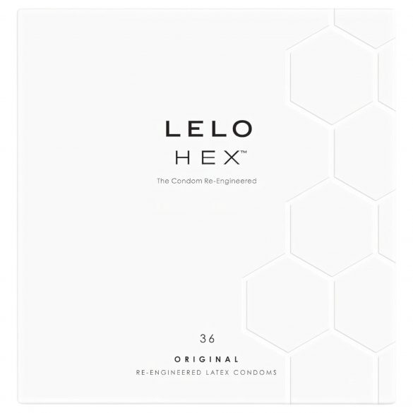 LELO Hex Original - luksusowe prezerwatywy (36 sztuk) 