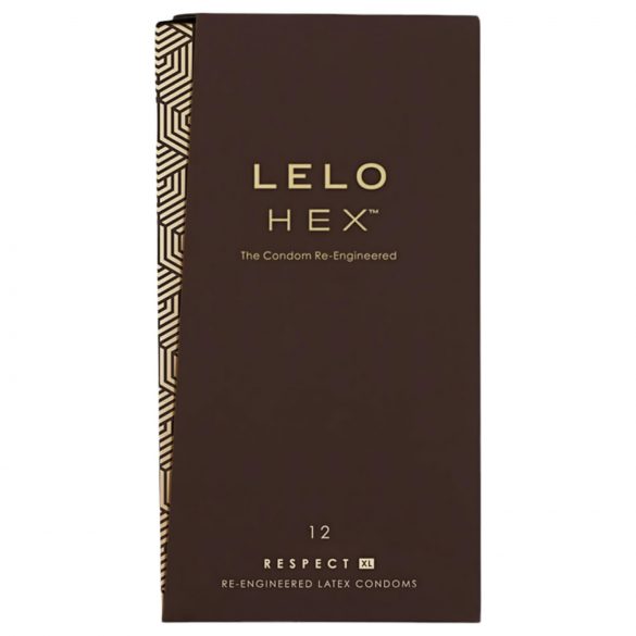 LELO Hex Respect XL - luksusowa prezerwatywa (12 szt.)