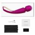 LELO Smart Wand 2 - duży wibrator masujący z akumulatorem (fioletowy) 