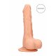 RealRock Dong 7 - realistyczne dildo z jądrami (17 cm) - naturalne 