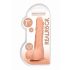 RealRock Dong 7 - realistyczne dildo z jądrami (17 cm) - naturalne 