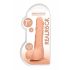 RealRock Dong 7 - realistyczny dildo z jądrami (17 cm) - naturalny