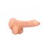 RealRock Dong 7 - realistyczne dildo z jądrami (17 cm) - naturalne 