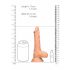 RealRock Dong 7 - realistyczne dildo z jądrami (17 cm) - naturalne 