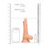 RealRock Dong 7 - realistyczny dildo z jądrami (17 cm) - naturalny