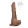 RealRock Dong 7 - realistyczne dildo z jądrami (17 cm) - ciemny naturalny 